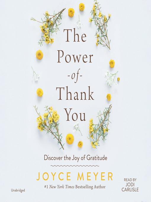 Title details for The Power of Thank You by Joyce Meyer - Wait list